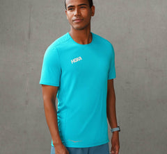 Men's Performance Short Sleeve Scuba Blue