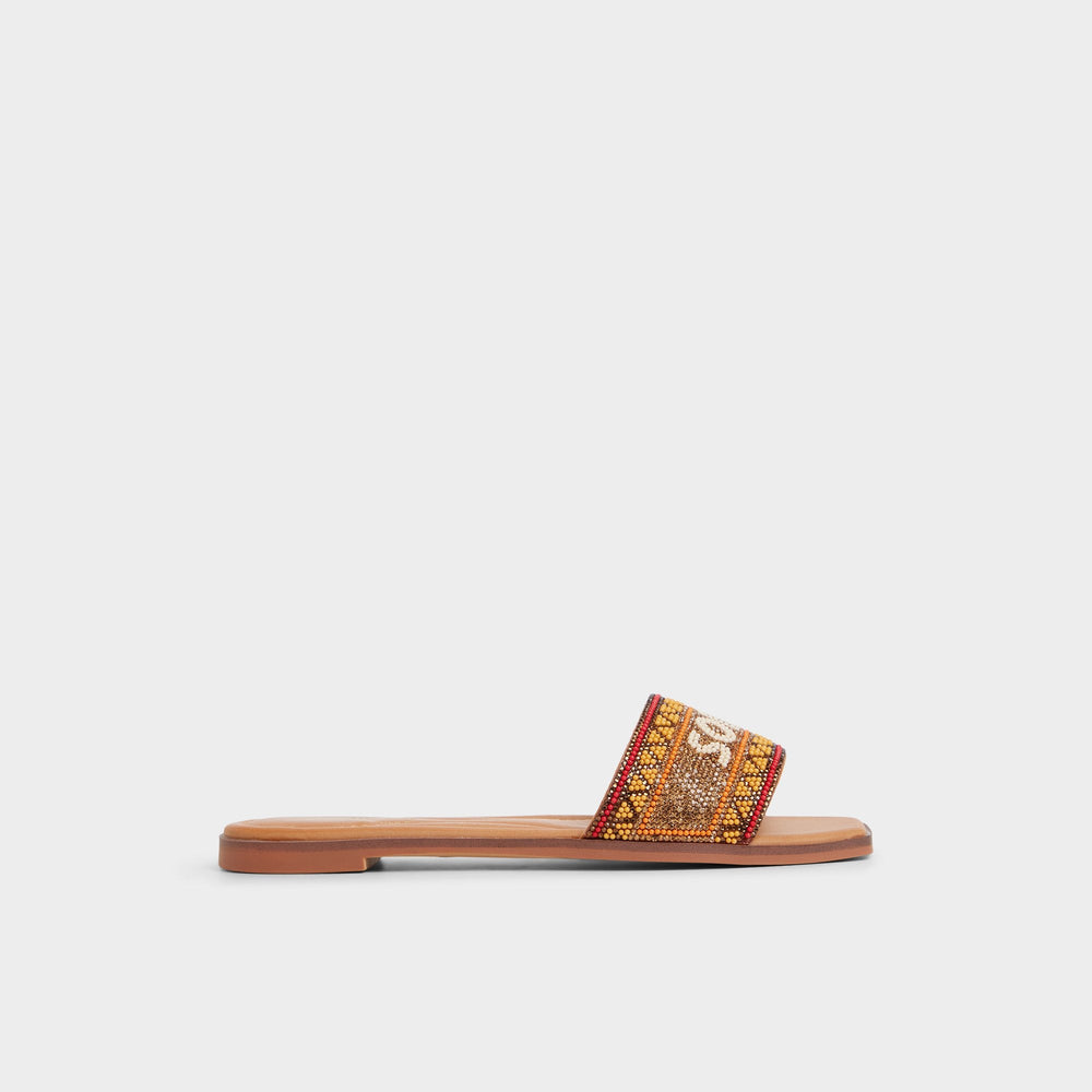 Aldo Seavacay Brown Multi Women's Flats - Brown Multi