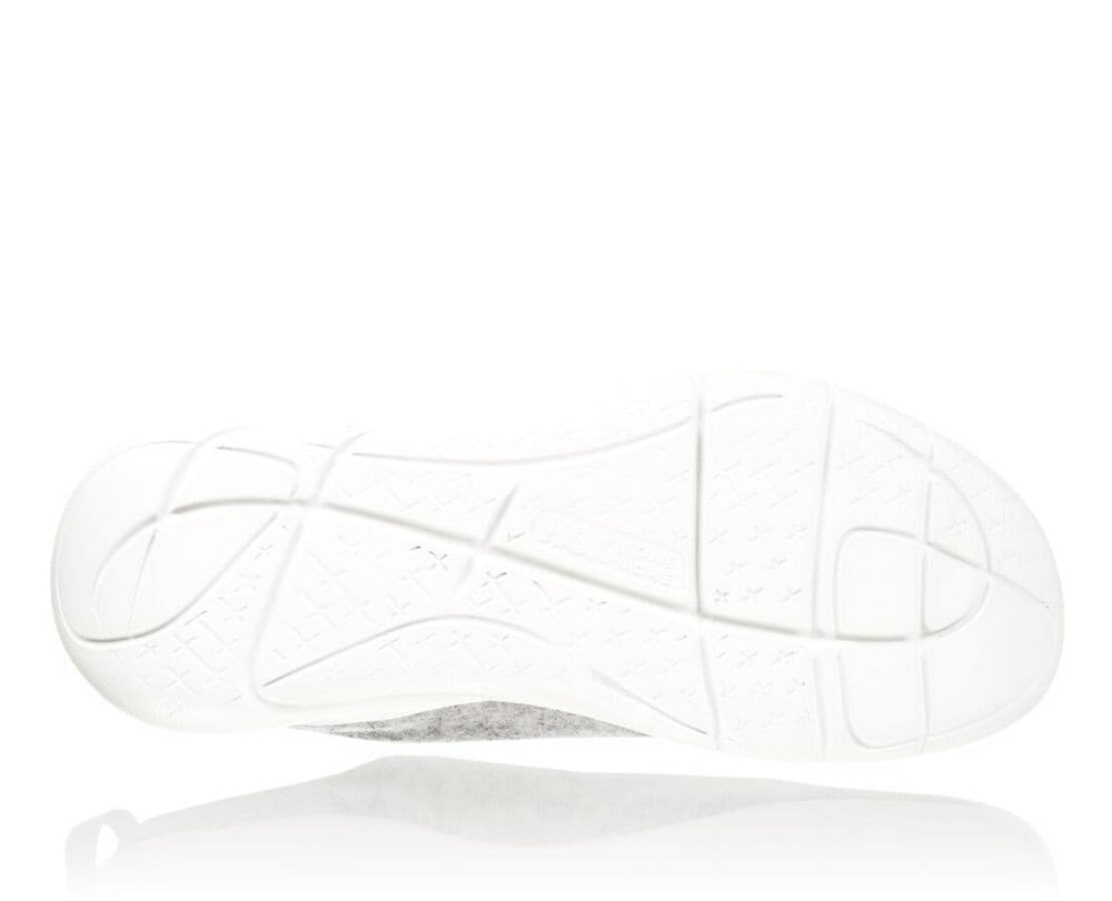 Women's Hupana Flow Wool Lunar Rock / Blanc De Blanc