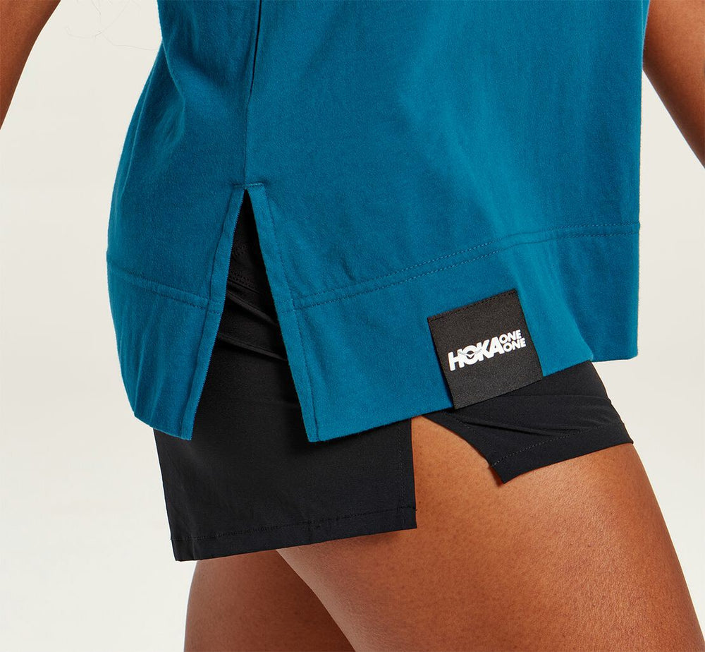 Women's Brand Tee Moroccan Blue