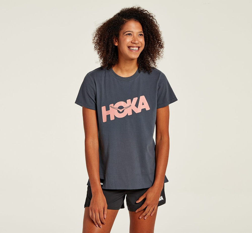 Women's Brand Tee Ombre Blue