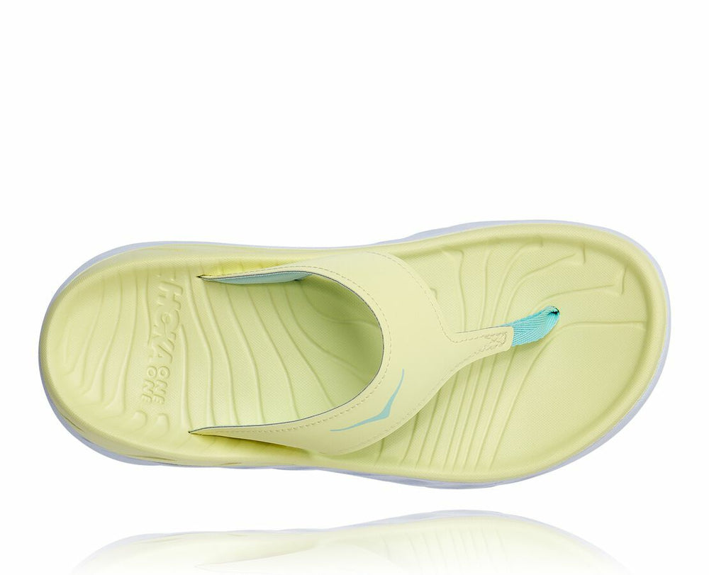 Women's ORA Recovery Flip Luminary Green / Blue Tint